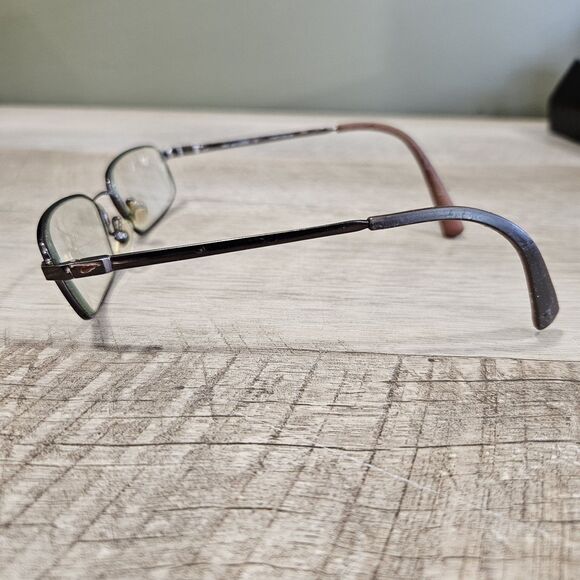 Nike Eyeglasses 4160 200 Flexon Rectangular Metal Frame 53 18 145 - Frames Only - Picture 6 of 8